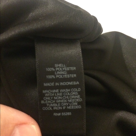 Black floral Express Trapeze dress - size M (NWT) - Picture 7 of 7